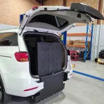 Kia Third Row Wheelchair Accessible Car Conversion Tailgate Opened Sideview