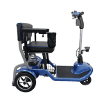 LITERIDER Foldable Lightweight 4 Wheel Electric Scooter Sideview