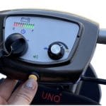 Lightweight And Foldable 4 Wheel Electric Scooter Switch