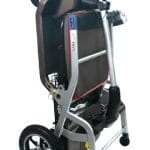 Folded LITERIDER Foldable Lightweight 4 Wheel Electric Scooter Handle