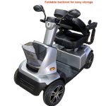 MINIAUTO 4 Wheel Electric Scooter Folded Backrest