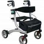 4-wheel lightweight Rollator Frontview