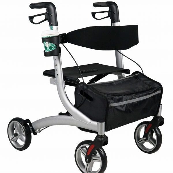 4-wheel lightweight Rollator Frontview 4-wheel lightweight Rollator Frontview
