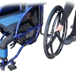 Lightweight Leisure Manual Wheelchair With Foldable Option Wheels