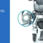 OPTIMUM Reclining Electric Wheelchair Front Light
