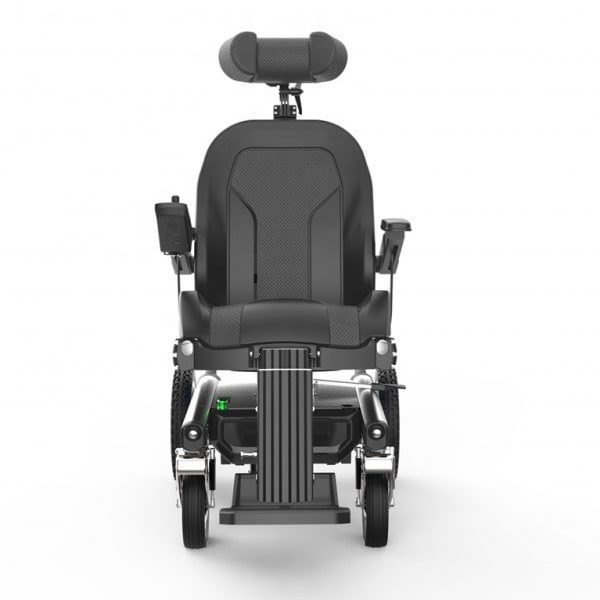 OPTIMUM Reclining Electric Wheelchair Front View OPTIMUM Reclining Electric Wheelchair Front View