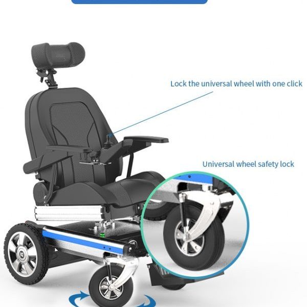 OPTIMUM Reclining Electric Wheelchair Safety Lock OPTIMUM Reclining Electric Wheelchair Safety Lock