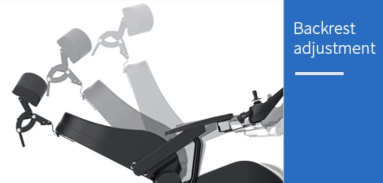 OPTIMUM Reclining Electric Wheelchair Backrest