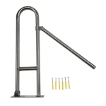 Height Adjustable And Stainless Steel Toilet Grab Rail With Screw
