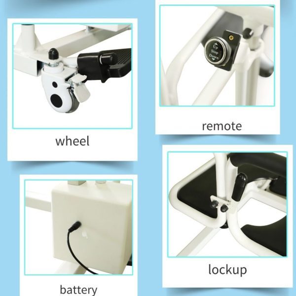 iMOVE7 Electric And Height Adjustable Patient Transfer Chair Parts iMOVE7 Electric And Height Adjustable Patient Transfer Chair Parts