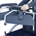 Manual Push Wheelchair Handrest Removed