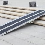 Wheel Chair Access Ramp with Lightweight and Portable Features on Stair