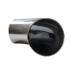 2X Curved Angle Grab Rail Connector Joint Inside View