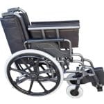 Folded Lightweight Bariatric Manual Wheelchair Rightside View