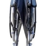 Folded Lightweight Bariatric Manual Wheelchair