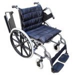 Folded Lightweight Bariatric Manual Wheelchair Handrest Opened