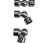 Different Angle 2X Elbow Round Tube Connector Stainless Steel