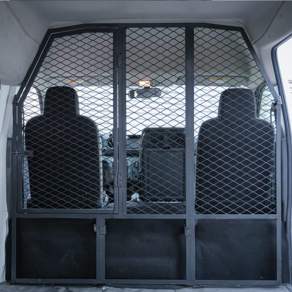 Heavy Duty Cargo Protection Barrier Installed on Vehicle Heavy Duty Cargo Protection Barrier Installed on Vehicle