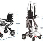 Ultimate Electric Wheelchair with Standing Function Length Details