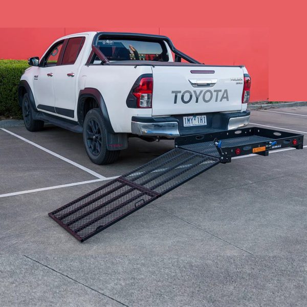 Mobility Scooter Wheelchair Carrier Ramp on Vehicle