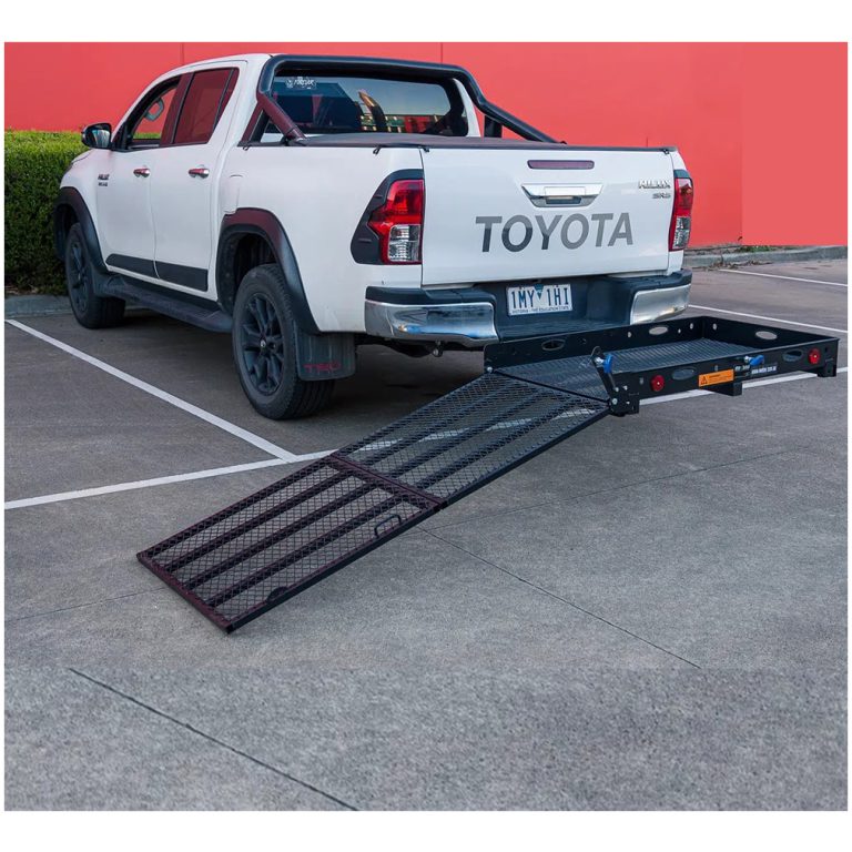 Mobility Scooter Wheelchair Carrier Ramp on Vehicle