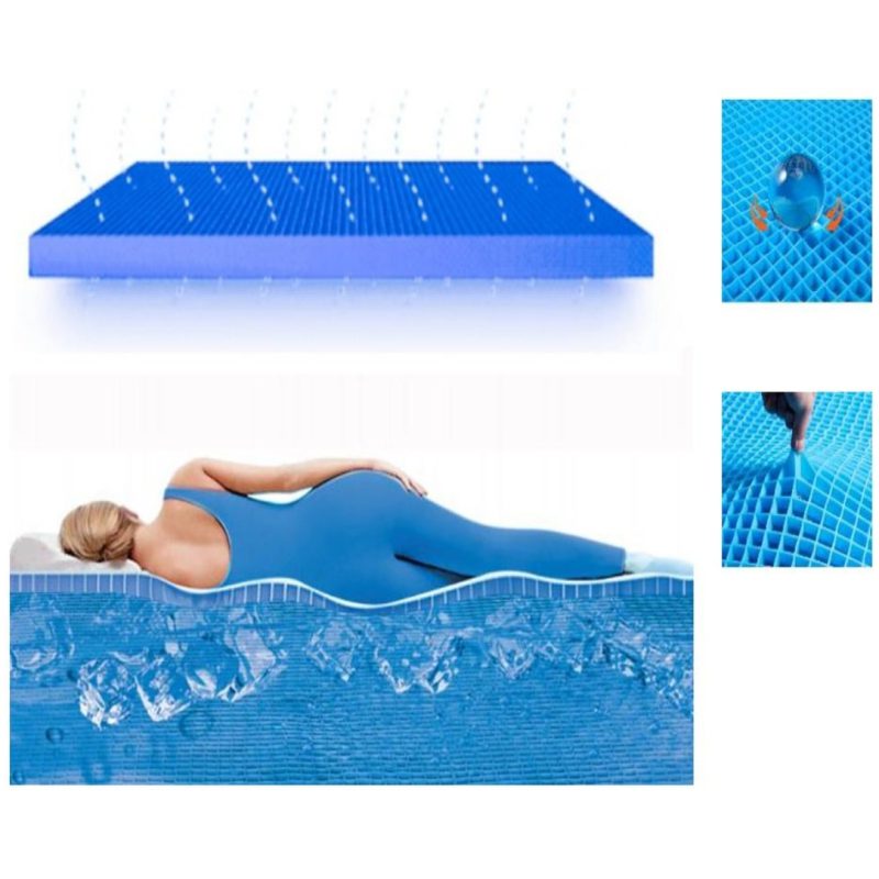 Gel Mattress Pad Cushion With Protective Cover