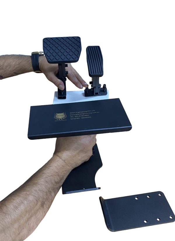 Stamp pedal extensions for brake, clutch and accelerator