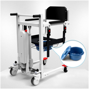 Electric-Foldable-Shower-transfer-commode-chair-Waterproof-Remotely-height-adjustment-iMOVE-ADVANCE