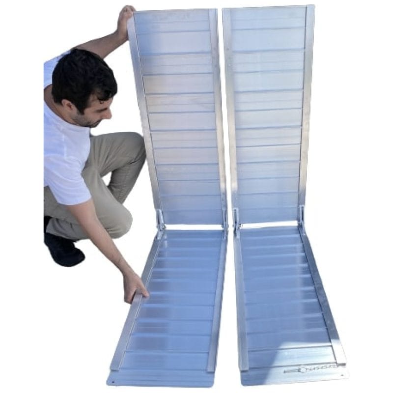 Unfoldable Ramp Foldable Wheelchair Ramp With Non Slip Surface In Dubai