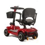 Red 4 Wheel Mobility Scooter Backview
