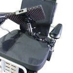 Adjustable iPad Holder For Electric and Manual Wheelchairs Frontview
