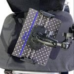 Adjustable iPad Holder For Electric and Manual Wheelchairs Topview