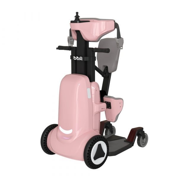 Pink Alexia Auto Folding Standing Electric Wheelchair With Smart App Pink Alexia Auto Folding Standing Electric Wheelchair With Smart App