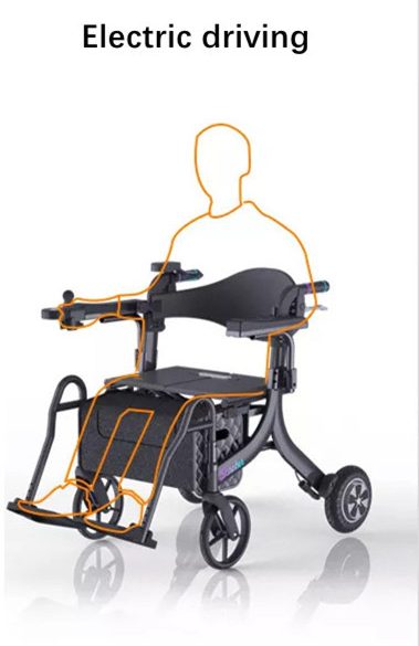 The STELLAR Motorised Rollator or Electric Rollator