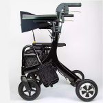 Rollator Walking Frame with Remote Control Leftside Look