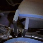 Brake Lever Release Handle Installed on Vehicle