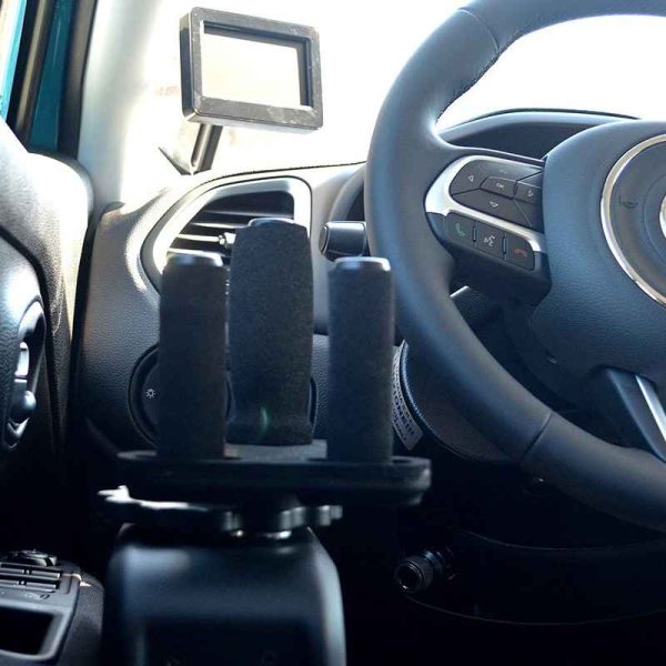 Driving Joystick Installed on Car Driving Joystick Installed on Car