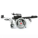 Electric and Manual Foldable Wheelchair Heavy Duty Full Reclined View