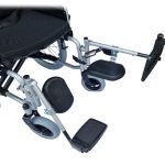 Electric and Manual Foldable Wheelchair Heavy Duty Legrest View