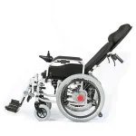 Electric and Manual Foldable Wheelchair Heavy Duty Reclined View