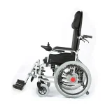 Electric and Manual Foldable Wheelchair Heavy Duty Sideview