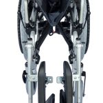 Folded Electric and Manual Foldable Wheelchair Heavy Duty