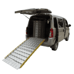 LY-30 C Series Aluminum Rolling Ramp Added on Vehicle