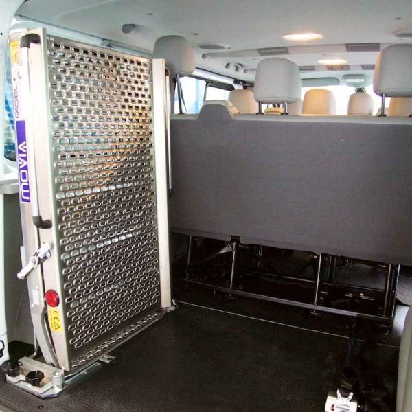 MOVIA 2 Level Aluminum Ramp Inside Van MOVIA 2 Level Aluminum Ramp Inside Van