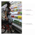 Person Using Lightweight Manual Sport Standing Wheelchair in Store