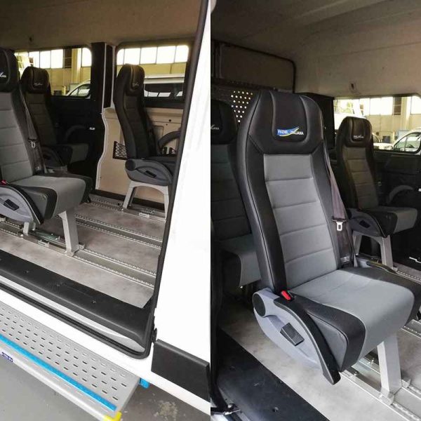 Seats M1 for Vehicle Construction Installed Inside Van Seats M1 for Vehicle Construction Installed Inside Van