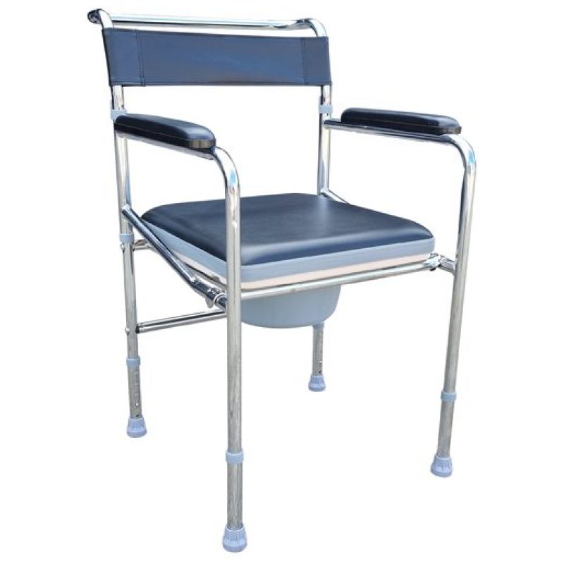 Adjustable Commode For Bedroom And Bathroom - Toilet Chair