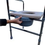 Adjustable Commode for Bedroom and Bathroom Commode