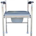 Adjustable Commode for Bedroom and Bathroom Frontview