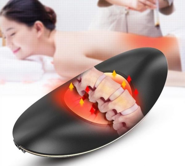 Lumbar Care Device to Relax, Traction, Massage and Heat Therapy